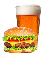 <p>Beer & Burger Night!<br />
$12 Domestic Draft & a Burger<br />
$14 Import Draft & a Burger</p>